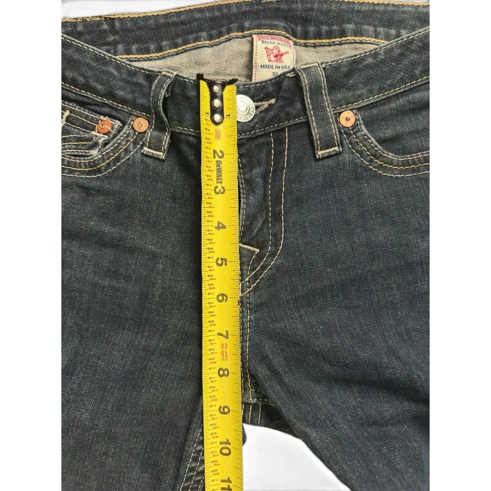 True Religion Womens Dark Wash Hi Rise Boot Jeans Pants Size 32
